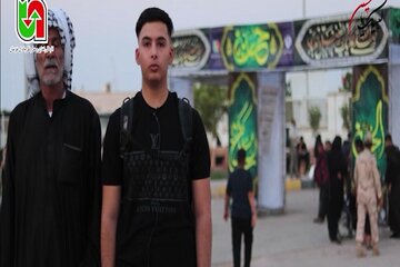 ویدئو|حال و هوای زائرین حسینی در مرزهای خوزستان