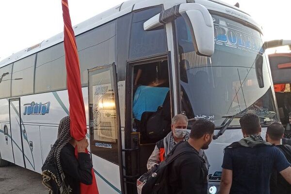 بازگشت ۳۳۹۹ زائر خراسان جنوبی توسط ناوگان حمل و نقل مسافری از مرز مهران  مرز.jpg