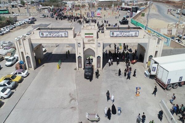 ۳ میلیون و ۳۸۳ هزار زائر از مرز مهران تردد کردند مرز مهران