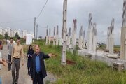 گیلان- بازدید از سایت نهضت ملی مسکن در رشت