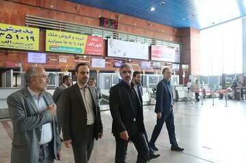 بازدید از فرودگاه سردار جنگل رشت