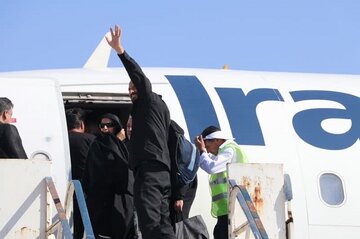 ببینید| اعزام اولین گروه زائران اربعین حسینی از فرودگاه بین المللی شهدای شاهرود