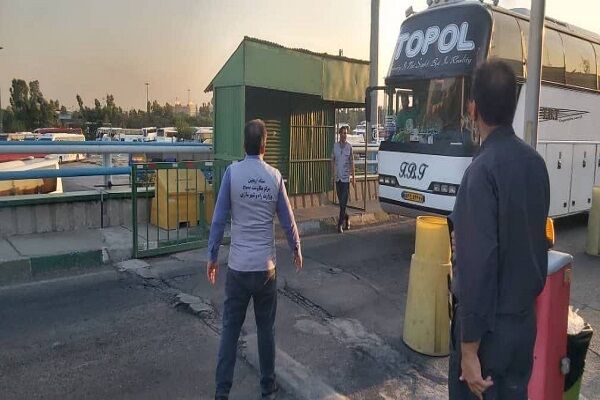 استقرار ۴ تیم نظارتی اعزامی از وزارت راه و شهرسازی در پایانههای مسافربری تهران  بسیج در پایانه