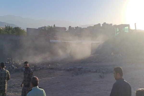 ۳۶۰۰ میلیارد ریال رفع تصرف در شهرستان دماوند رفع تصرف حیدر آباد