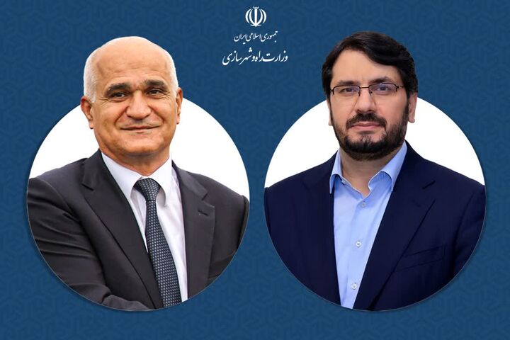 Bazrpash and Mustafayev talked over joint projects and concerns بذرپاش مصطفی یف