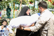 ببینید| تشییع پیکر شهید گمنام در مقابل دانشکده صنعت هواپیمایی