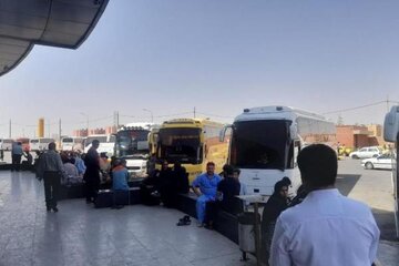 اتوبوس‌های برون شهری از مبدا مشهد به کرمان