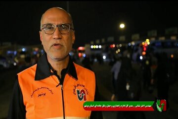 ویدئو| حضور مدیرکل راهداری و حمل و نقل جاده ای استان بوشهر در مرز شلمچه