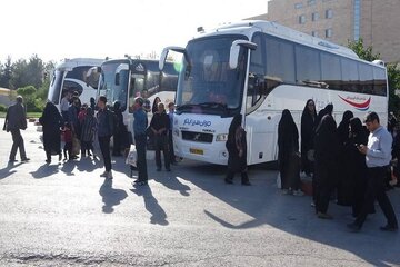 اعزام بیش از ۶ هزار زائر با ناوگان حمل و نقل عمومی خراسان شمالی به مشهد مقدس