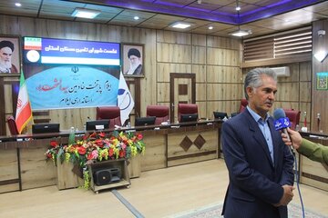 مدیرکل راه و شهرسازی استان ایلام در جلسه شورای تامین مسکن.JPG