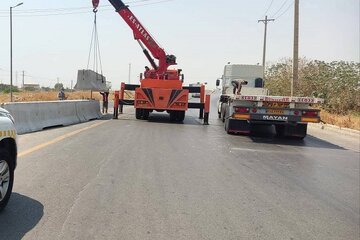 اجرای 22 کیلومتر حفاظ میانی بتنی در محور های شریانی بوشهر