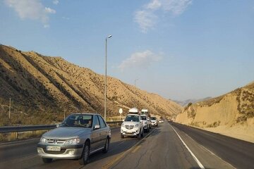 ورود بیش از ۵۰ هزار وسیله نقلیه به خراسان شمالی طی روز گذشته