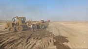 ببینید| ساخت 20 کیلومتر بزرگراه در محور زابل- زاهدان سیستان و بلوچستان