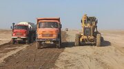 ببینید| ساخت 20 کیلومتر بزرگراه در محور زابل- زاهدان سیستان و بلوچستان