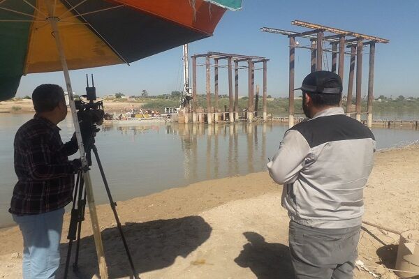 ببینید| گزارش تصویری آخرین وضعیت احداث پل عنافچه ملاثانی در خوزستان