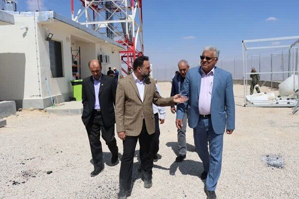 بازدید از مراحل پایانی نصب سامانه راداری سایت میمند میمند فارس
