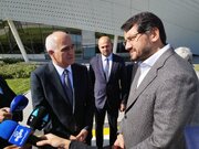 ببینید | بازدید وزیر راه و شهرسازی از فرودگاه زنگیلان