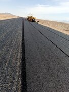 ببینید|ادامه پیشرفت پروژه محور چاه جام -بیارجمند (قطعه سوم)در شرق استان سمنان(شاهرود)