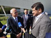 ببینید| حضور وزیر راه و شهرسازی در فرودگاه زنگیلان جمهوری آذربایجان