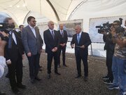 ببینید| مراسم آغاز عملیات اجرایی پل آغبند جمهوری آذربایجان با حضور وزیر راه و شهرسازی