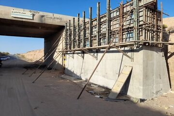 عکس پروژه پل شهید منصوری اران وبیدگل و تقاطع غیر همسطح سه راهی علویجه اصفهان