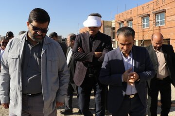 بازدید دکتر مذنب از پروژه های نهضت ملی زنجان