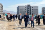 بازدید مذنب از نهضت ملی مسکن خراسان شمالی