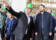 بازدید وزیر راه و شهرسازی از روند ساخت مصلای بزرگ امام خمینی (ره) تهران