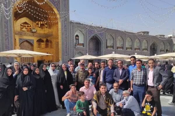 اعزام كاركنان راهداری و حمل و نقل جاده ای استان كرمان به مشهد مقدس