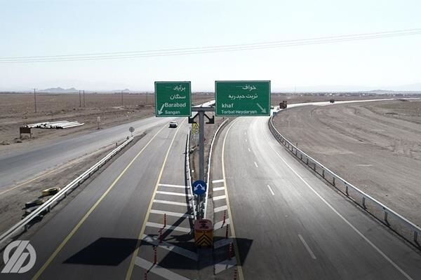 افتتاح بخشی از محور سنگان-تربتحیدریه  سنگان-تربت حیدریه