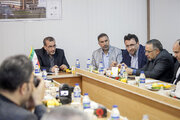 بازدید علی نبیان معاون وزیر راه و شهرسازی و مدیرعامل سازمان مجری ساختمانها و تاسیسات عمومی و دولتی از روند احداث بیمارستان ۵۴۰ تختی کرمانشاه