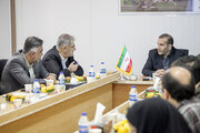 بازدید علی نبیان معاون وزیر راه و شهرسازی و مدیرعامل سازمان مجری ساختمانها و تاسیسات عمومی و دولتی از روند احداث بیمارستان ۵۴۰ تختی کرمانشاه