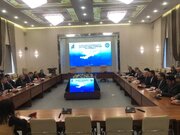دیدار مهرداد بذرپاش وزیر راه و شهرسازی با تیلک تکبایف وزیر حمل‌و‌نقل و ارتباطات قرقیزستان