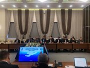 دیدار مهرداد بذرپاش وزیر راه و شهرسازی با تیلک تکبایف وزیر حملونقل و ارتباطات قرقیزستان