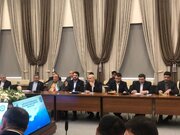 دیدار مهرداد بذرپاش وزیر راه و شهرسازی با تیلک تکبایف وزیر حملونقل و ارتباطات قرقیزستان