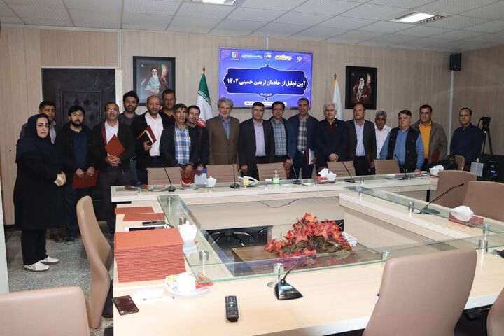 خادمان اربعین حسینی اداره کل راهداری و حمل و نقل جادهای خراسان شمالی تجلیل شدند تجلیل