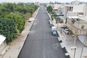 ببینید| روکش آسفالت معابر کوی نیرو اندیمشک با اختصاص قیر رایگان بازآفرینی شهری