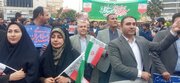 ببینید | حضور کارکنان اداره کل راه و شهرسازی استان البرز در مراسم راهپیمایی یوم الله 13 آبان