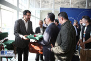 ببینید| اولین پرواز از فرودگاه سقز به مقصد تهران با حضور وزیر راه و شهرسازی برقرار شد