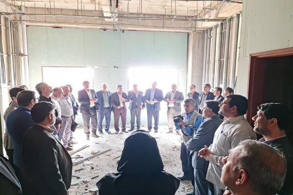 پیشرفت ۴۵ درصدی بیمارستان ۱۸۰ تختخوابی بوشهر یمارستان 180 تختخوابی بوشهر 1