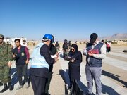 مانور اضطراری عملیات زمستانی فرودگاه ایلام