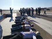 مانور اضطراری عملیات زمستانی فرودگاه ایلام