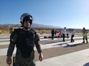 مانور اضطراری عملیات زمستانی فرودگاه ایلام