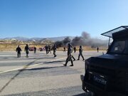 مانور اضطراری عملیات زمستانی فرودگاه ایلام