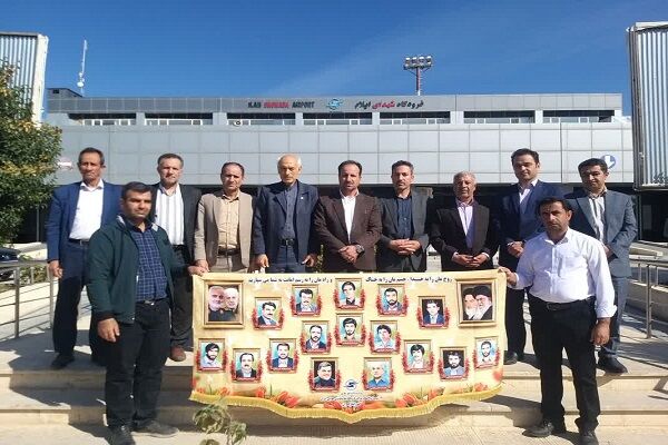 دیدار مشاور مدیرعامل در امور ایثارگران شرکت فرودگاهها و ناوبری هوایی ایران با ایثارگران فرودگاه ایلام  ایثارگران ایلام