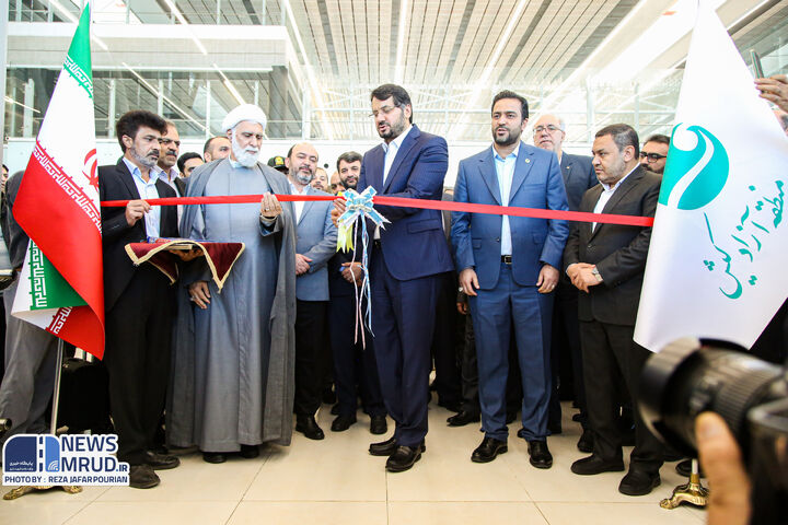 New Terminal inaugurated at Kish Int'l Airport ببینید| سفر وزیر راه و شهرسازی به جزیره کیش