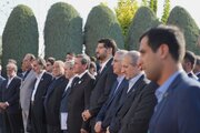 افتتاح نمایشگاه "ایران پروژه" در عشق آباد و بازدید از آن با حضور وزیر راه و شهرسازی  و معاون رییس کابینه وزرا و وزیر خارجه امور ترکمنستان