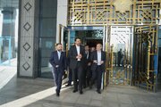 افتتاح نمایشگاه "ایران پروژه" در عشق آباد و بازدید از آن با حضور وزیر راه و شهرسازی  و معاون رییس کابینه وزرا و وزیر خارجه امور ترکمنستان