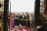 افتتاح نمایشگاه "ایران پروژه" در عشق آباد و بازدید از آن با حضور وزیر راه و شهرسازی  و معاون رییس کابینه وزرا و وزیر خارجه امور ترکمنستان