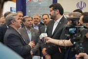 افتتاح نمایشگاه "ایران پروژه" در عشق آباد و بازدید از آن با حضور وزیر راه و شهرسازی  و معاون رییس کابینه وزرا و وزیر خارجه امور ترکمنستان